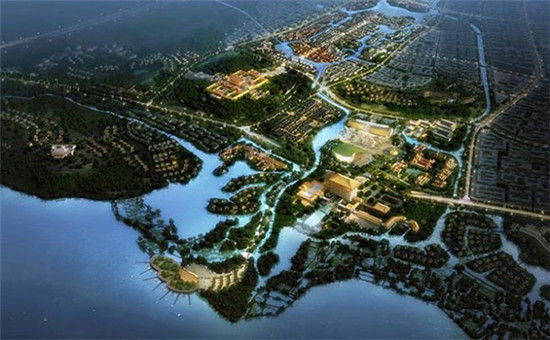 古滇名城俯瞰图