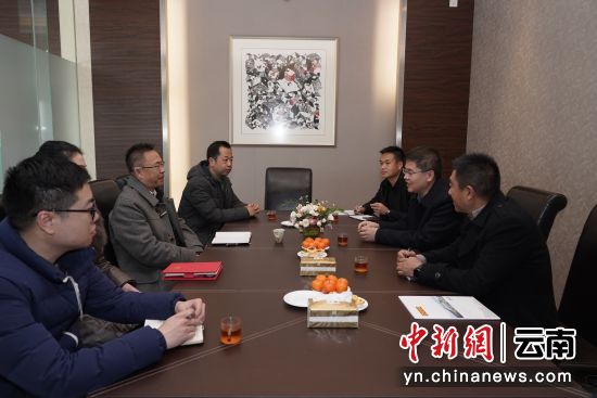 临沧市委常委,市委宣传部部长马志刚一行走访中新社云南分社