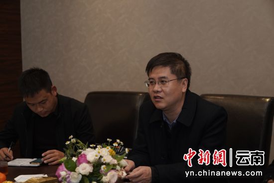 临沧市委常委,市委宣传部部长马志刚一行走访中新社云南分社