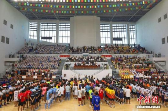 9月6日,2026年瑞丽市首届“瑞丽江杯”系列体育赛事开幕。 杨雪梅 摄 9月6日,2026年瑞丽市首届“瑞丽江杯”系列体育赛事开幕。 杨雪梅 摄