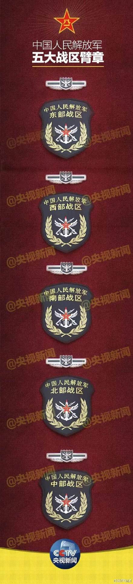 习近平宣布成立五大战区